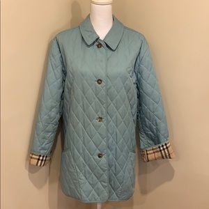 COPY - Burberry London Nova Check Quilted Jacket Coat